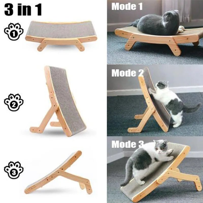 Protégez Vos Meubles avec le Tapis à Griffer en Bois pour Chats - Ourrgrace