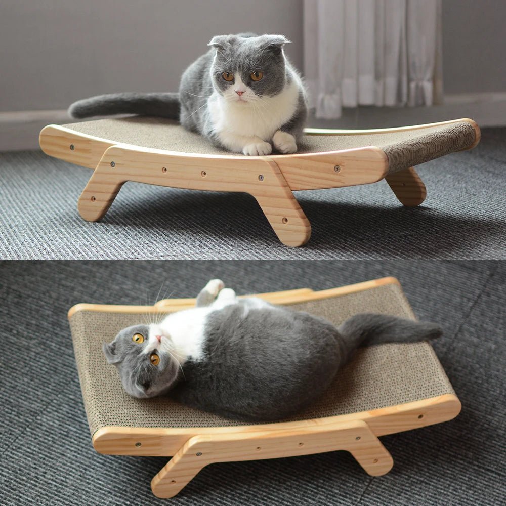 Protégez Vos Meubles avec le Tapis à Griffer en Bois pour Chats - Ourrgrace