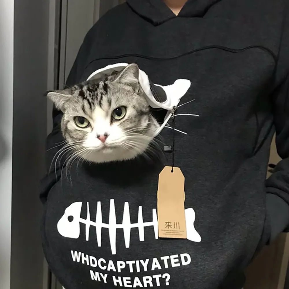 Sweat à capuche pour balade complice avec votre animal de companie! - Ourrgrace