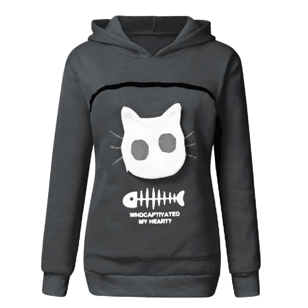 Sweat à capuche pour balade complice avec votre animal de companie! - Ourrgrace